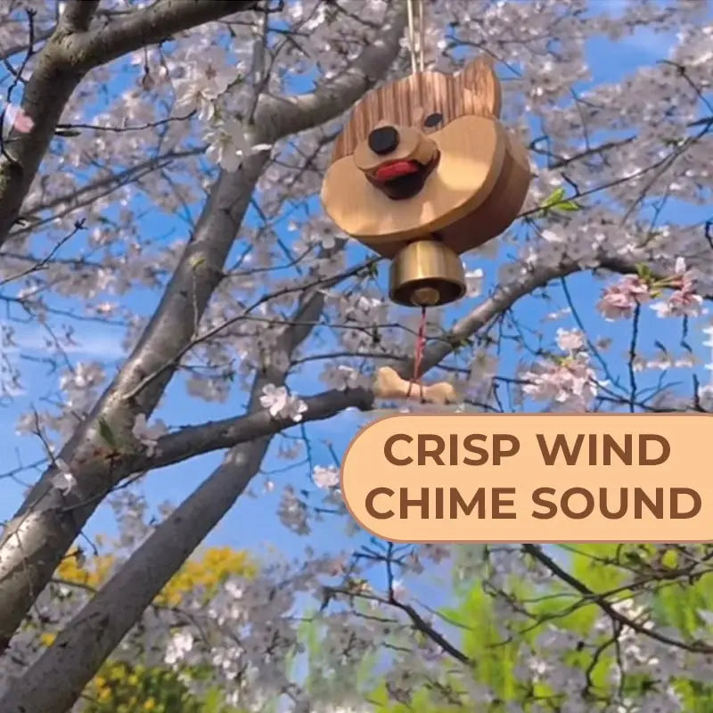 Rynx | Wooden Glockenspiel Door Bell Shiba Inu – Cute & Welcoming Charm