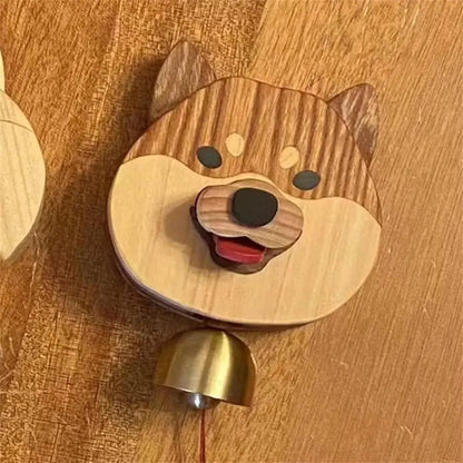 Rynx | Wooden Glockenspiel Door Bell Shiba Inu – Cute & Welcoming Charm