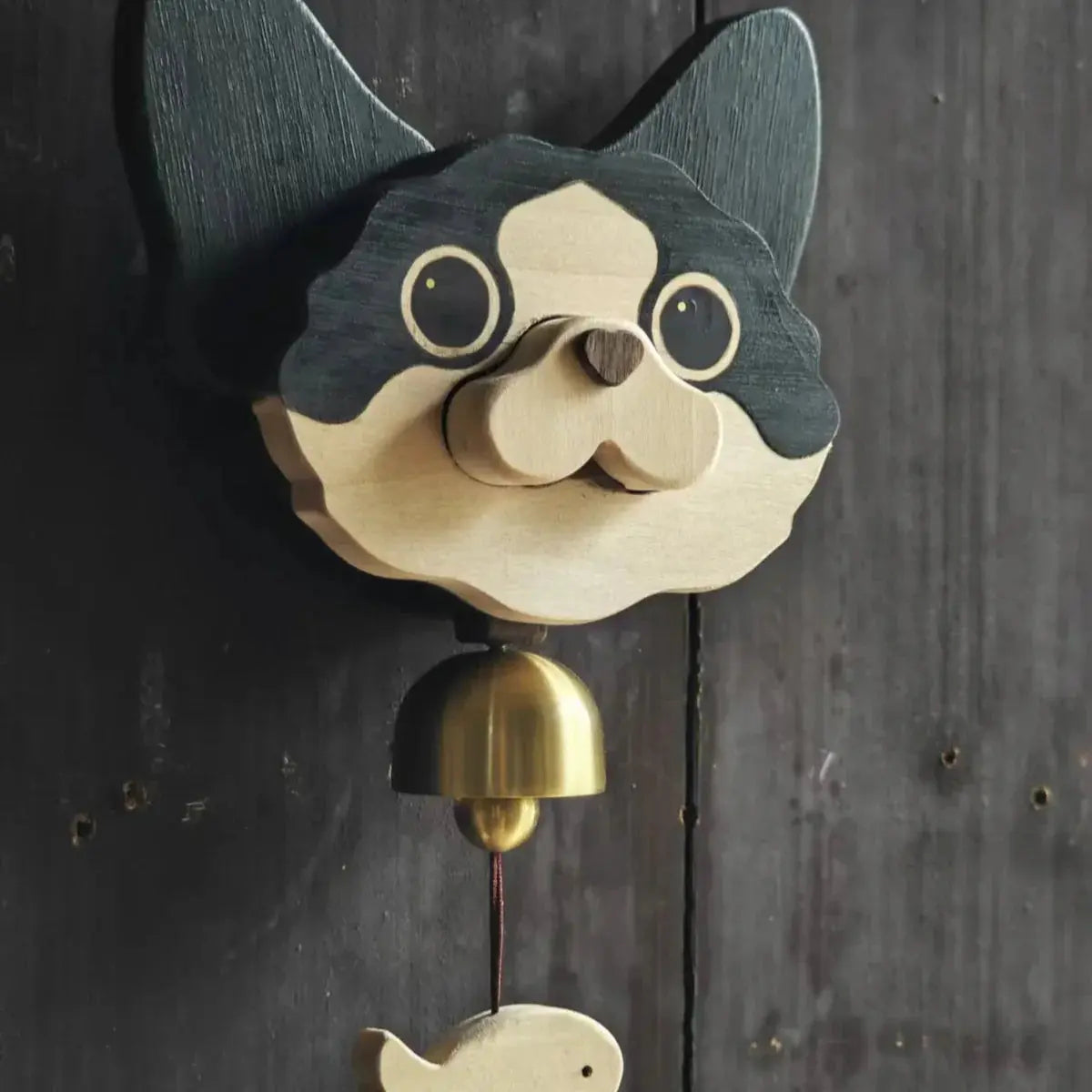 Rynx | Wooden Glockenspiel Door Bell Shiba Inu – Cute & Welcoming Charm