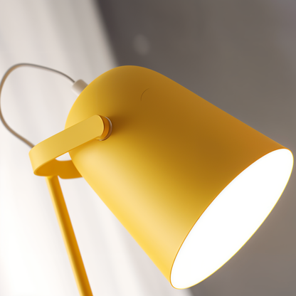 Rynx | Macaron Table Lamp - Scandinavian Yellow Desk Lamp