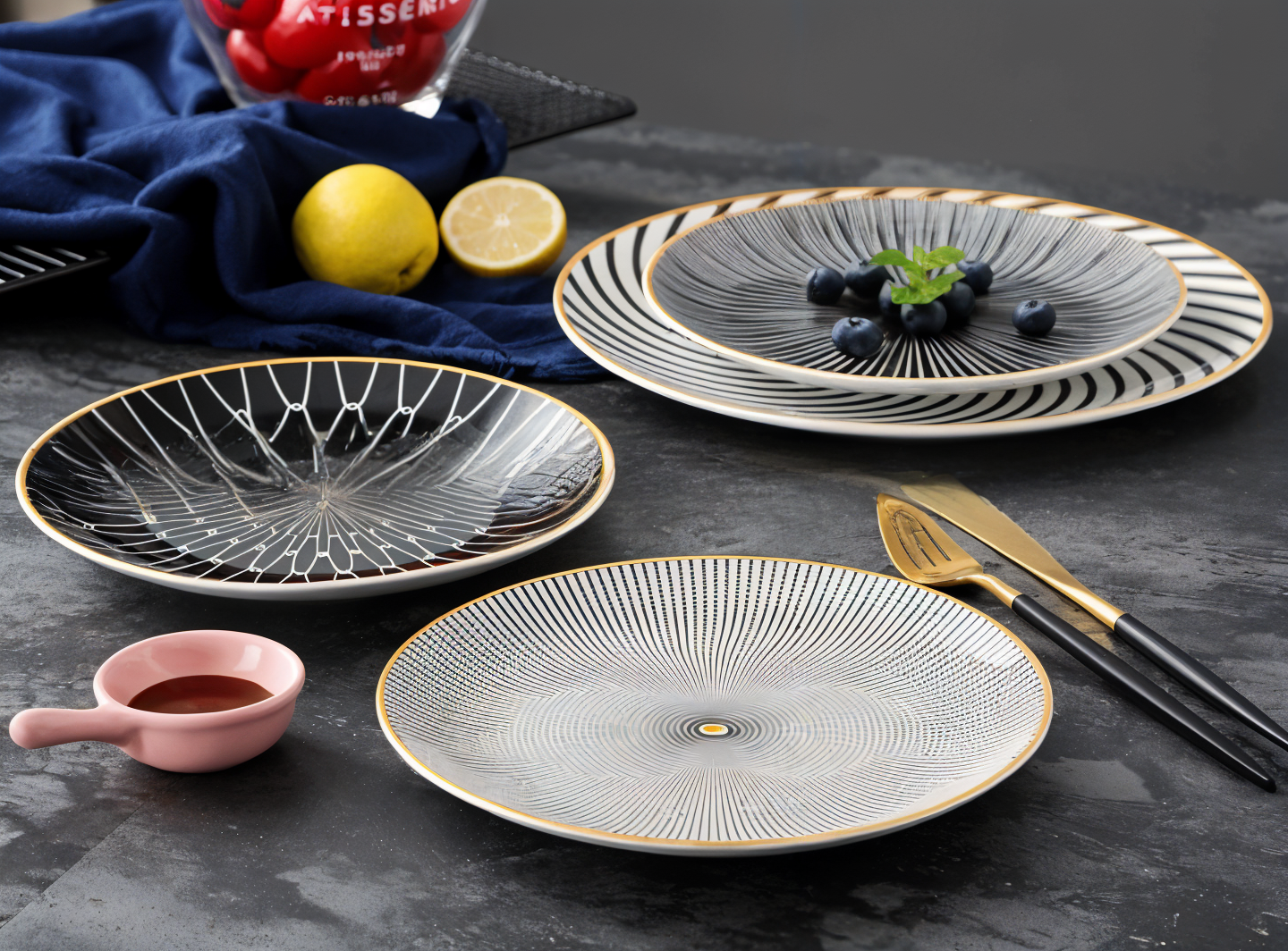 Rynx | EchoPlates - modern geometric plate collection