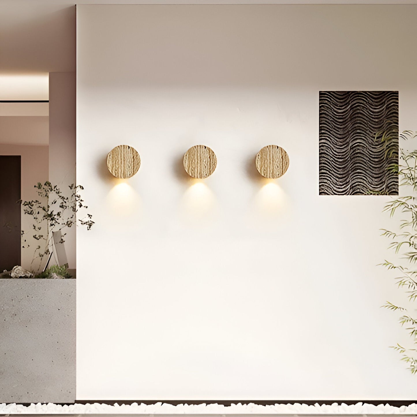 Rynx | OrbGlow Wabi-Sabi Wall Light with Soft Ambient Light