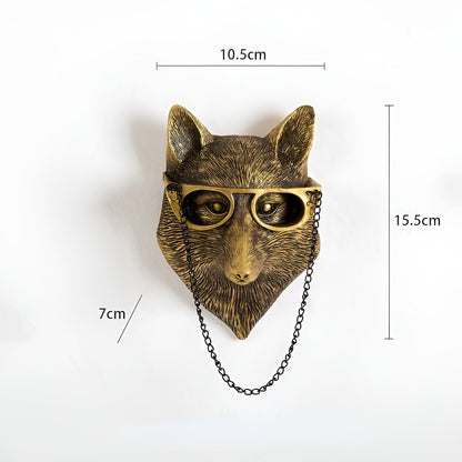 Rynx | Hookify Head Wall Hook | Multifunctional Wall Storage & Decoration | Animal Head Design