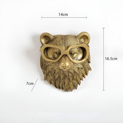 Rynx | Hookify Head Wall Hook | Multifunctional Wall Storage & Decoration | Animal Head Design