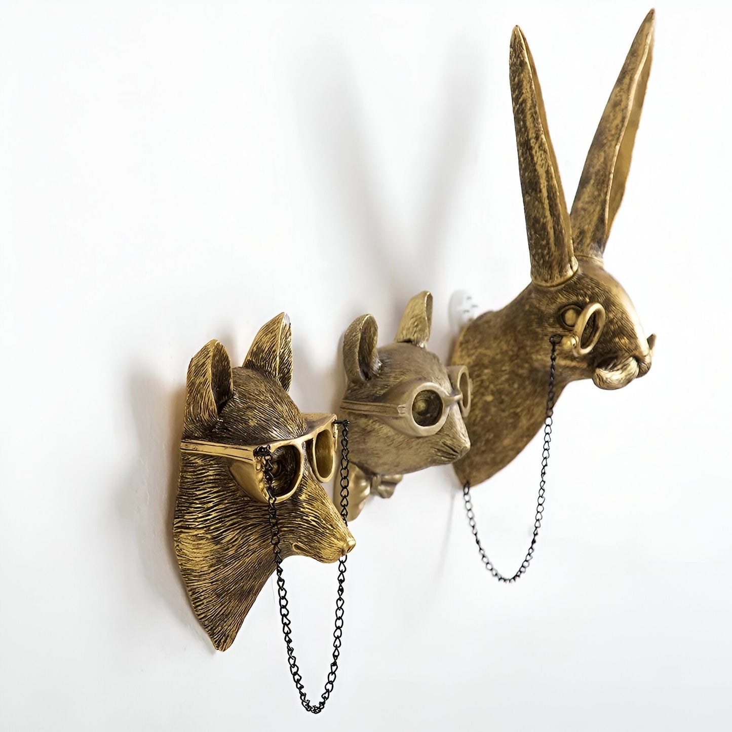 Rynx | Hookify Head Wall Hook | Multifunctional Wall Storage & Decoration | Animal Head Design