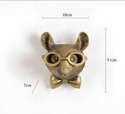 Rynx | Hookify Head Wall Hook | Multifunctional Wall Storage & Decoration | Animal Head Design