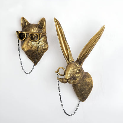 Rynx | Hookify Head Wall Hook | Multifunctional Wall Storage & Decoration | Animal Head Design