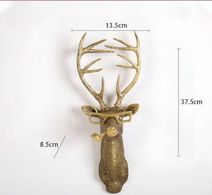 Rynx | Hookify Head Wall Hook | Multifunctional Wall Storage & Decoration | Animal Head Design