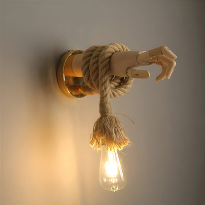 Rynx | Rope - Rustic Wall Lamp with Timeless Design