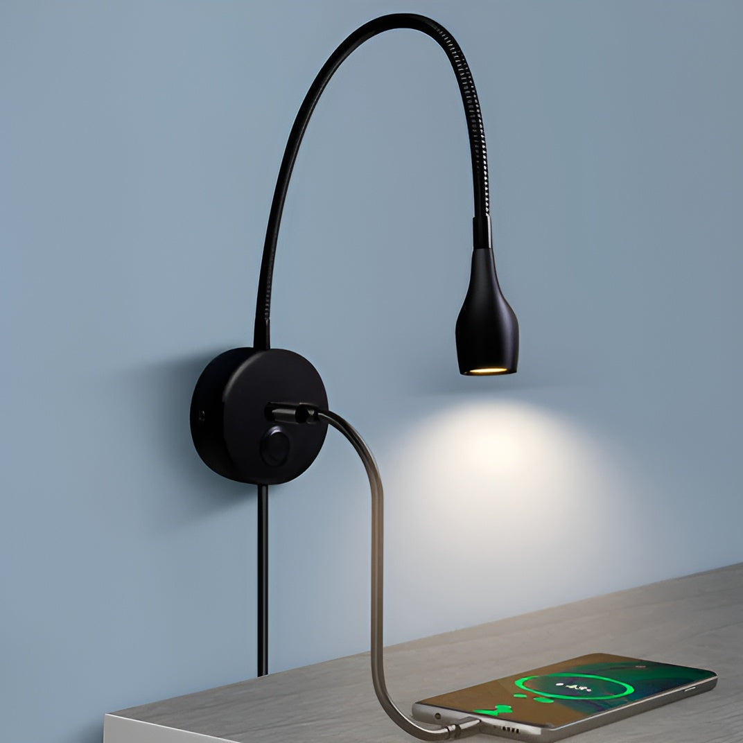 Rynx | GlowAxis Adjustable LED Wall Light | Modern Design | Perfect Lighting for Reading Rooms & Living Spaces