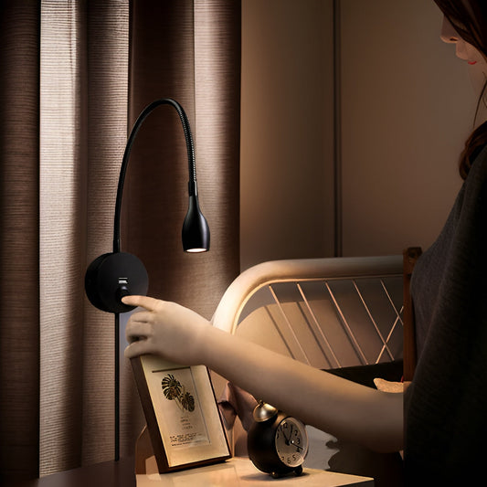 Rynx | GlowAxis Adjustable LED Wall Light | Modern Design | Perfect Lighting for Reading Rooms & Living Spaces