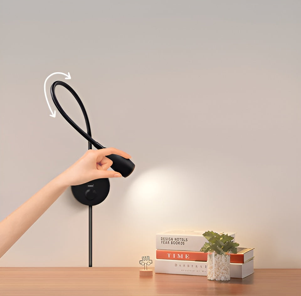 Rynx | GlowAxis Adjustable LED Wall Light | Modern Design | Perfect Lighting for Reading Rooms & Living Spaces