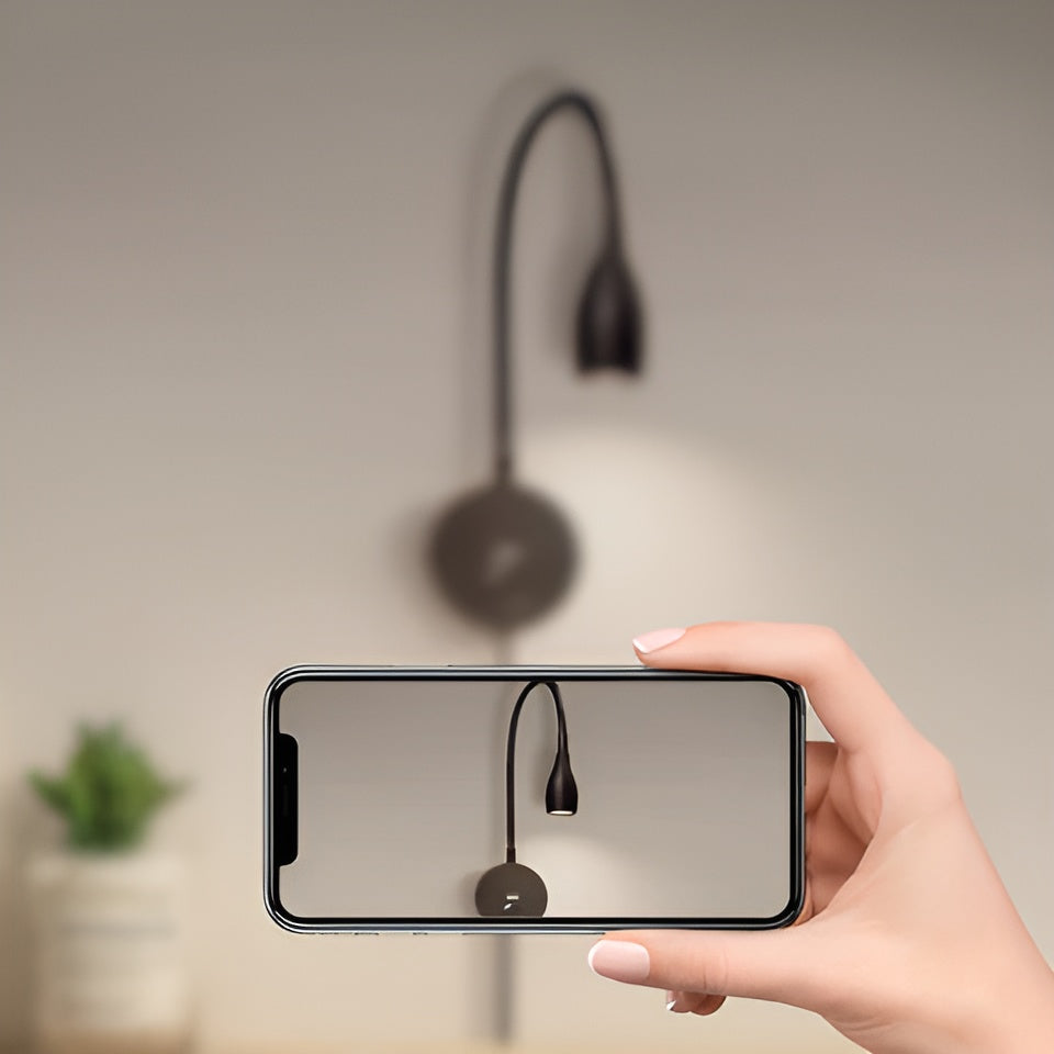 Rynx | GlowAxis Adjustable LED Wall Light | Modern Design | Perfect Lighting for Reading Rooms & Living Spaces