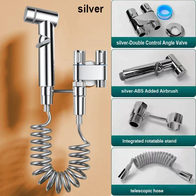 RYNX | Bidet Toilet Spray Device | Ultimate Hygiene Comfort | Enjoy Refreshing Cleanliness Silver Suit G1 2