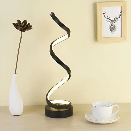 RYNX | Spiral Glow LED Desk Lamp – Energy Efficient, Sustainable & Eye-Friendly Design