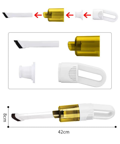 Rynx | Small Handheld Vacuum Cleaner for the Car, Wireless Handheld Vacuum Cleaner with 6000pa High-Performance Pressure, Mini Air Blower Car Cleaning Accessories
