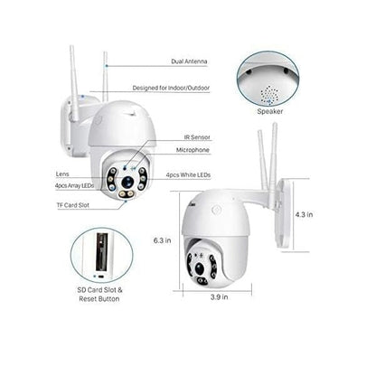 Rynx | MTech ICSee APP Wifi Smart Camera With IR Sensor And IP66 Protection Class
