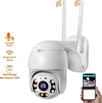 Rynx | MTech ICSee APP Wifi Smart Camera With IR Sensor And IP66 Protection Class