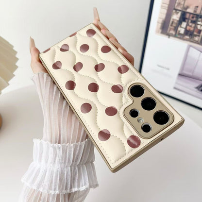 Rynx | Polka Dots Leather Case for Samsung with Belt Loop