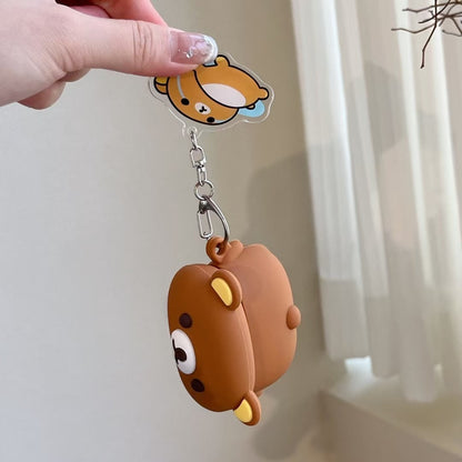 Rynx | Cute Bear 3D Silicone AirPods Case with Keychain