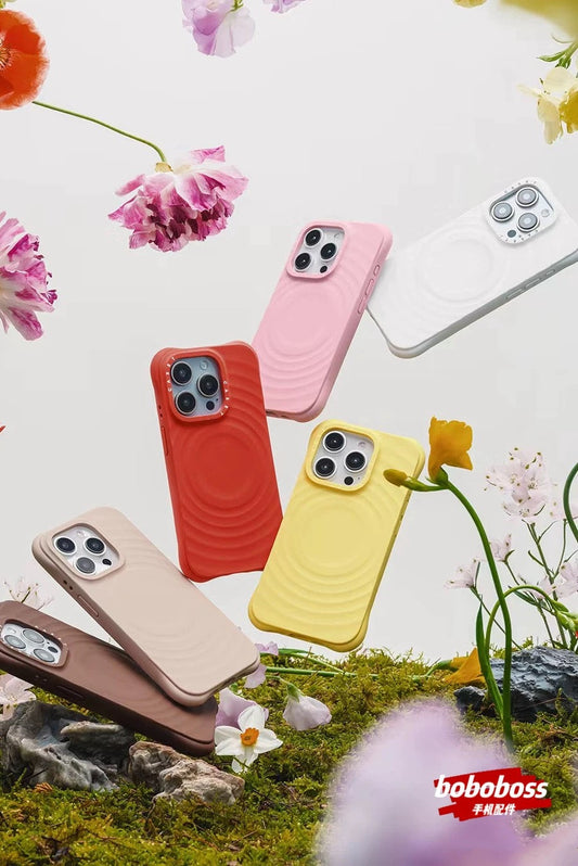 Rynx | Ripple Texture iPhone Case - Bloom Colors
