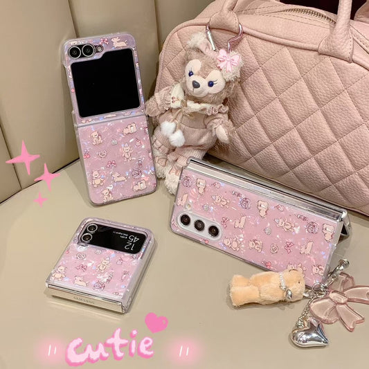 Rynx | Enjoing Bear Holographic Case for Samsung Galaxy Fold