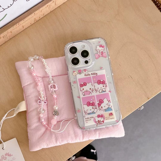 Rynx | Cute Kitty Silicone Case for iPhone with Pendant