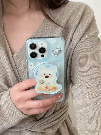 Rynx | Cute Dog Magsafe Case For iPhone With Magsafe Holder