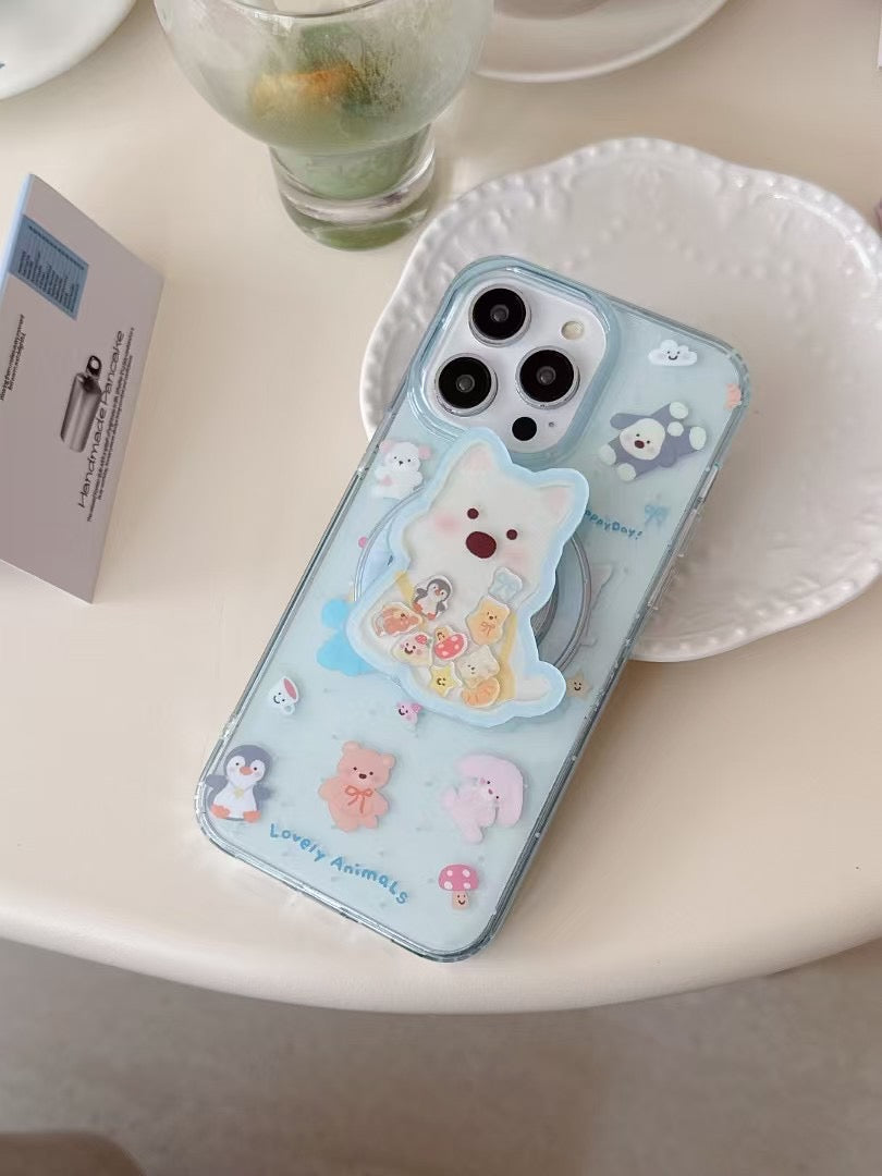 Rynx | Cute Dog Magsafe Case For iPhone With Magsafe Holder