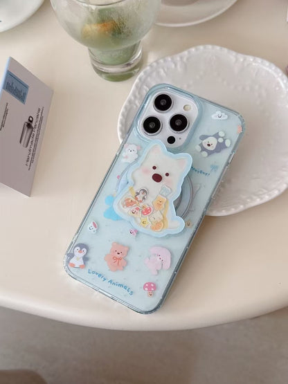 Rynx | Cute Dog Magsafe Case For iPhone With Magsafe Holder