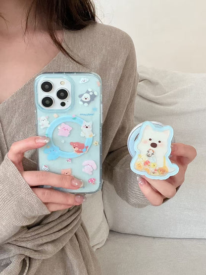 Rynx | Cute Dog Magsafe Case For iPhone With Magsafe Holder