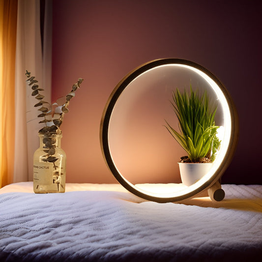 Rynx | Minimalist dimmable table lamp - EclipseAura lamp