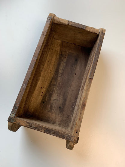 Rynx | Wooden Box Brick Shape Simple Used-Look Unique