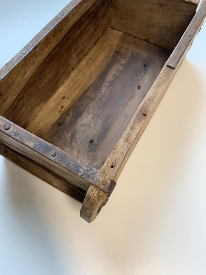 Rynx | Wooden Box Brick Shape Simple Used-Look Unique