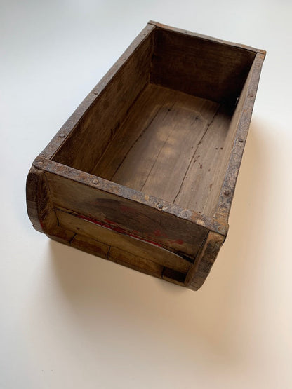 Rynx | Wooden Box Brick Shape Simple Used-Look Unique