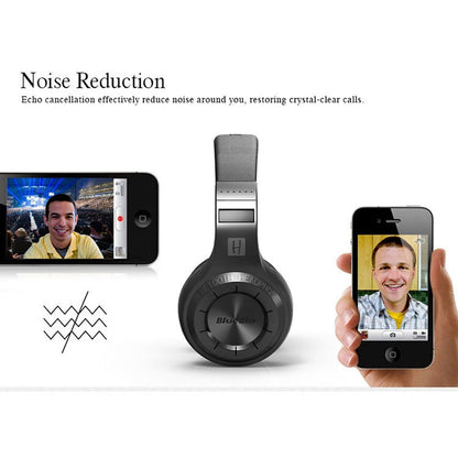 RYNX | Bluedio H+ Turbine Wireless Bluetooth 4.1 Stereo Headphones Headset with Mic & Micro SD Card Slot & FM Radio, For iPhone, Samsung, Huawei, Xiaomi, HTC and Other Smartphones, All Audio Devices(White)