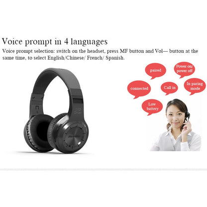 RYNX | Bluedio H+ Turbine Wireless Bluetooth 4.1 Stereo Headphones Headset with Mic & Micro SD Card Slot & FM Radio, For iPhone, Samsung, Huawei, Xiaomi, HTC and Other Smartphones, All Audio Devices(White)