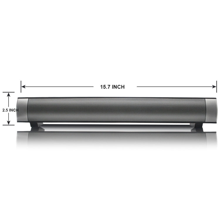 RYNX | Soundbar LP-08 (CE0150) USB MP3 Player 2.1CH Bluetooth Wireless Sound Bar Speaker (Black)
