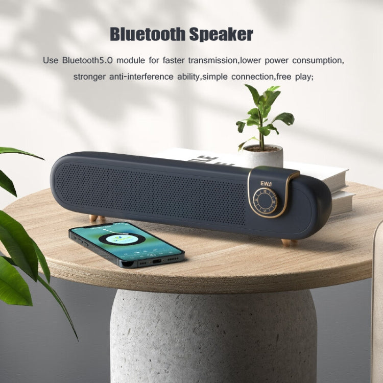 RYNX | EWA L102 Classic Style Retro Bluetooth Wireless Speaker, Support TF/AUX(Pink)