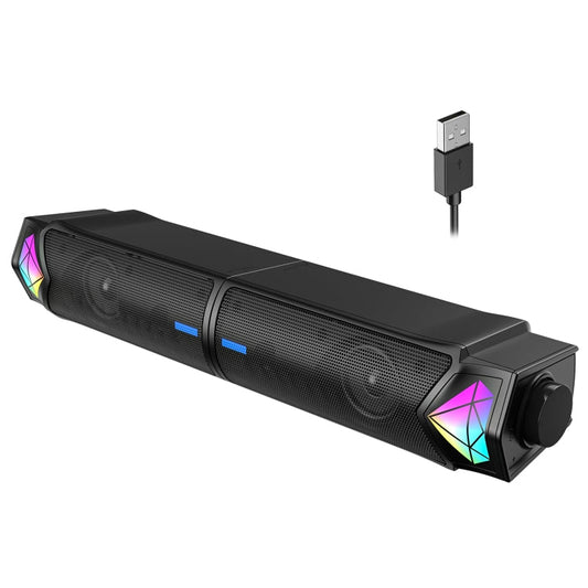 Rynx | L1 Outdoor portable RGB light USB Bluetooth wireless speaker with microphone (Black)