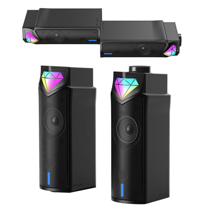 Rynx | L1 Outdoor portable RGB light USB Bluetooth wireless speaker with microphone (Black)