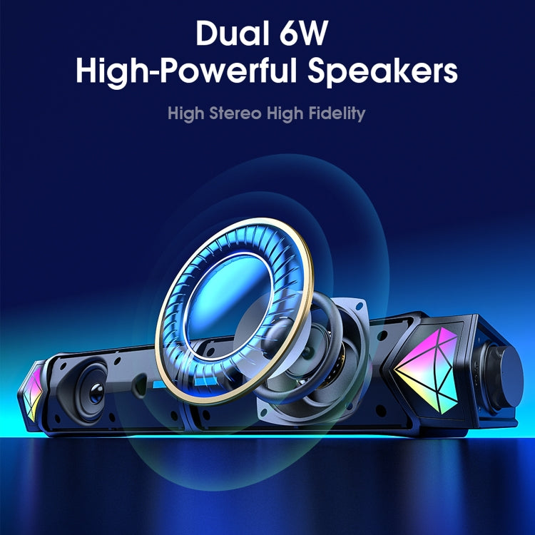 Rynx | L1 Outdoor portable RGB light USB Bluetooth wireless speaker with microphone (Black)