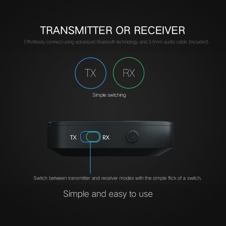 RYNX | Wireless Audio 2 in 1 Bluetooth 4.2 Receiver & Transmitter Adapter