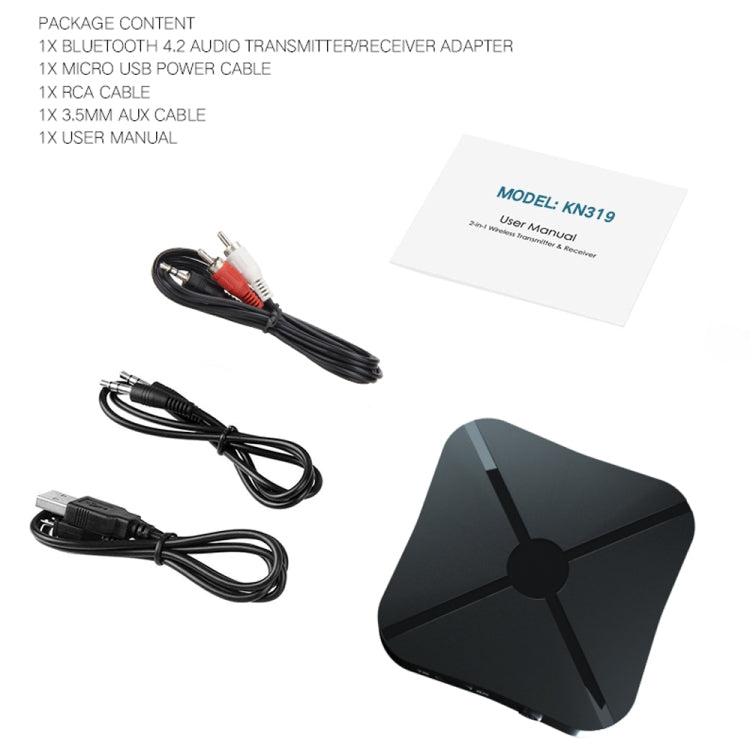 RYNX | Wireless Audio 2 in 1 Bluetooth 4.2 Receiver & Transmitter Adapter