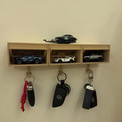 Rynx | Industrial Key Holder for Wall Mounting – 3D Printed Garage Look with Motion Effect