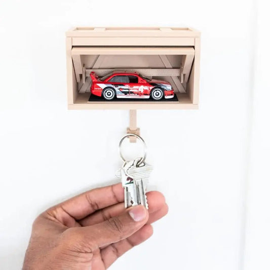 Rynx | Industrial Key Holder for Wall Mounting – 3D Printed Garage Look with Motion Effect