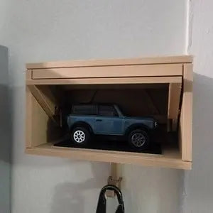 Rynx | Industrial Key Holder for Wall Mounting – 3D Printed Garage Look with Motion Effect