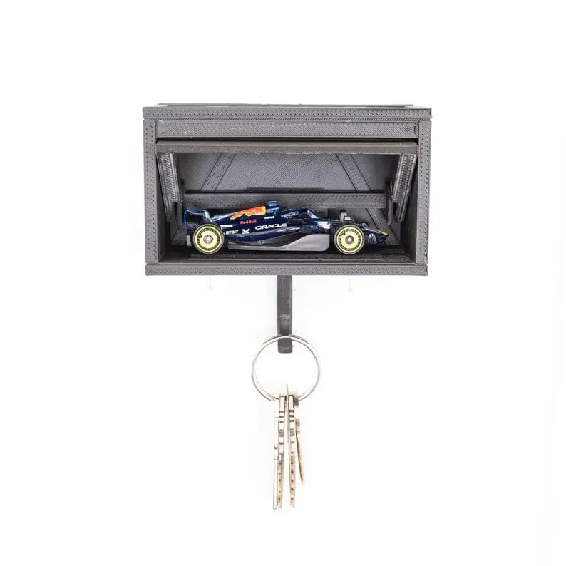 Rynx | Industrial Key Holder for Wall Mounting – 3D Printed Garage Look with Motion Effect