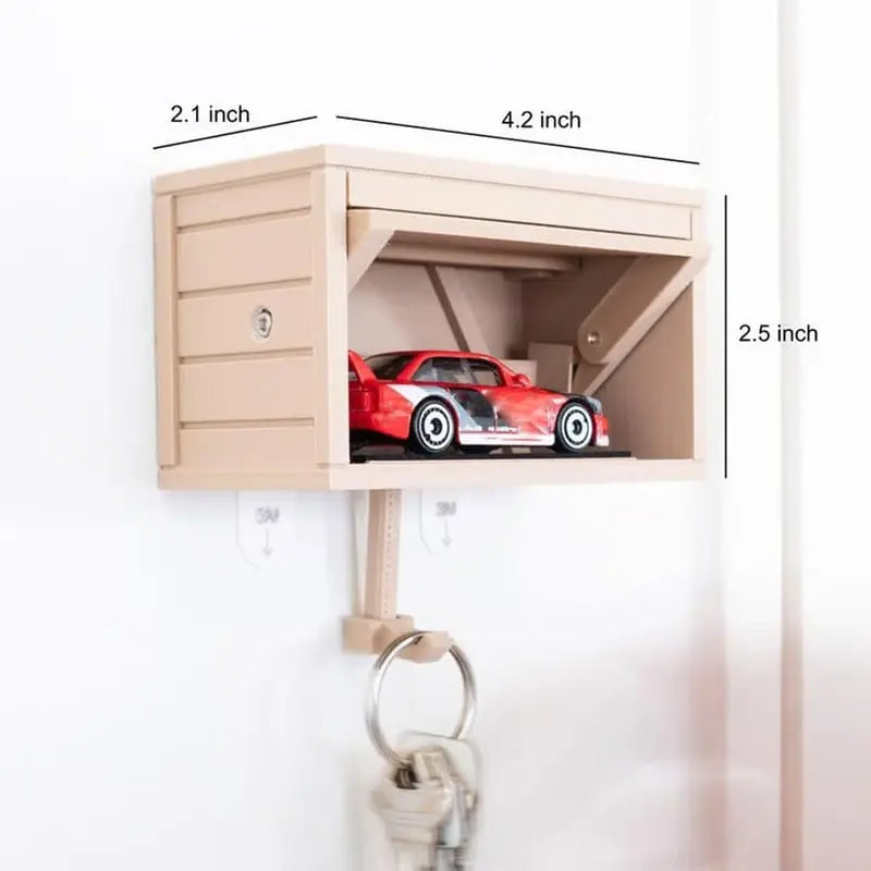 Rynx | Industrial Key Holder for Wall Mounting – 3D Printed Garage Look with Motion Effect