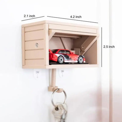 Rynx | Industrial Key Holder for Wall Mounting – 3D Printed Garage Look with Motion Effect